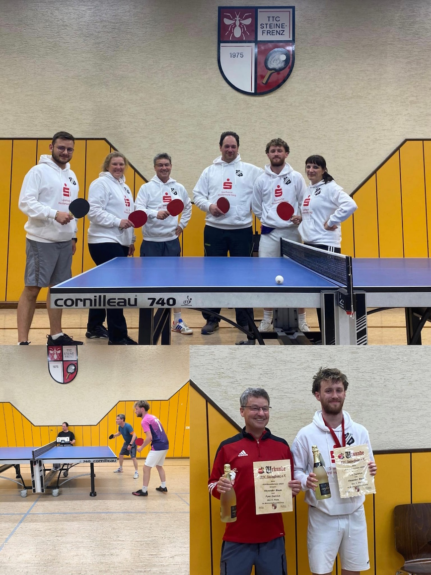 Tischtennis Turnier in Steinefrenz Mai 2025